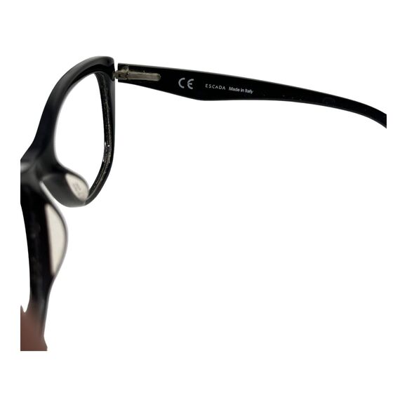 Escada VES380S COL.0700 Eyeglasses Frames Black Cat Eye 53-16-140 H5905 - Picture 6 of 7